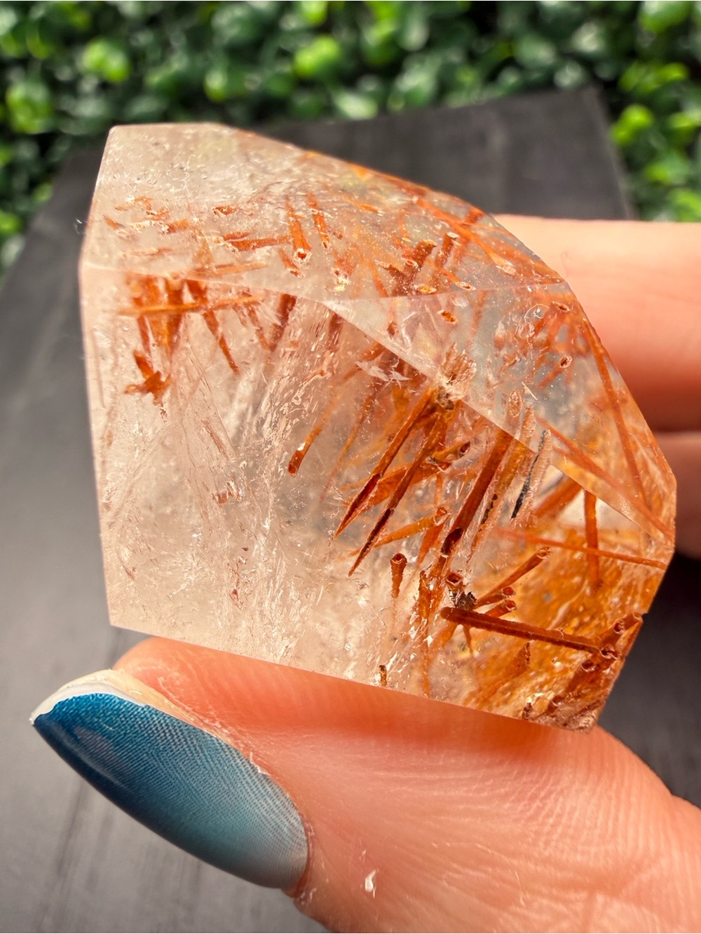 Red Rutilated Quartz Freeform - Picture 9 of 10